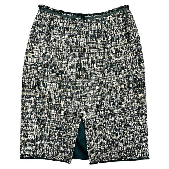 Sara Campbell Tweed & Frill Mini Pencil Skirt - Size 6 - Picture 2 of 2